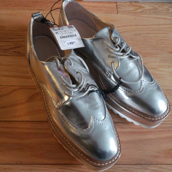 platform lace up loafers